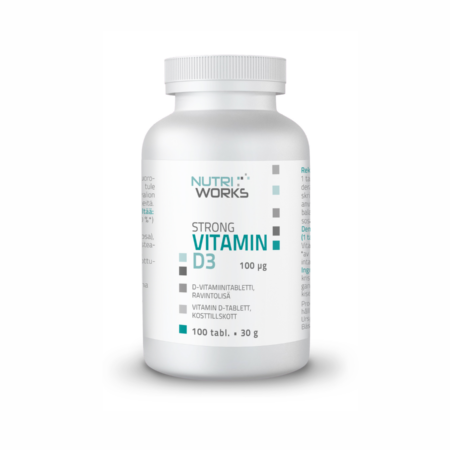 Nutri Works Strong Vitamin D3, 100mcg